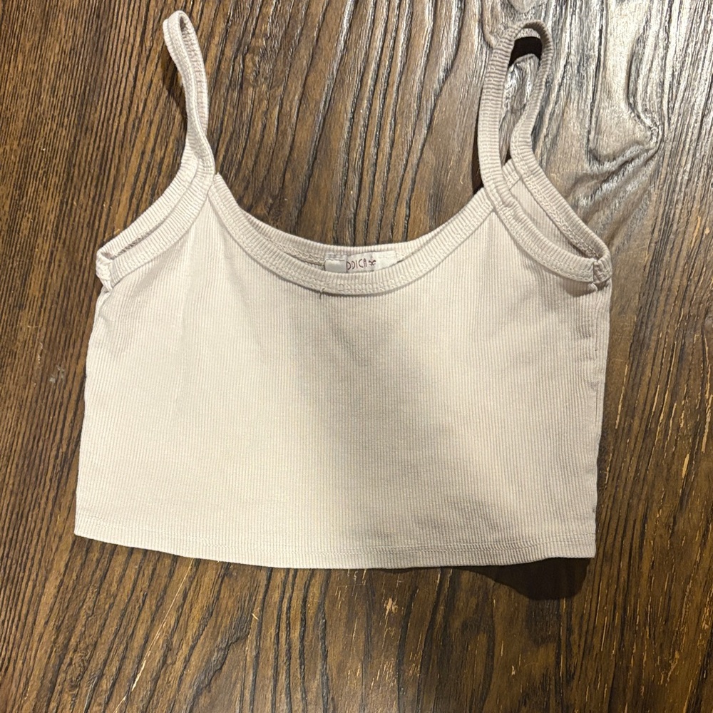 Chic Beige Crop Top